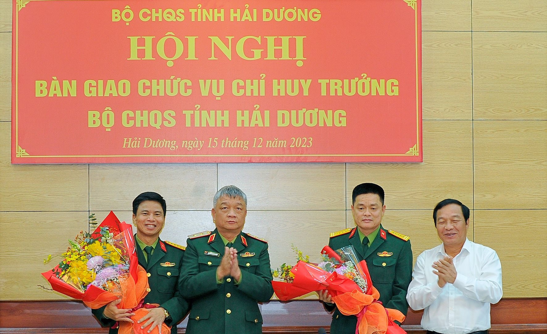 Đại tá Vũ Hồng Anh giữ chức Chỉ huy trưởng Bộ Chỉ huy quân sự tỉnh Hải Dương